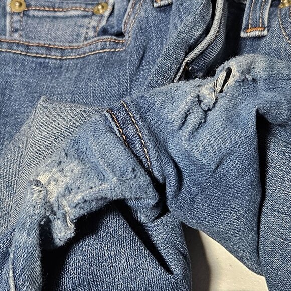 5 Pairs of Blue Denim Jeans Assorted Scrap Crafts Quilting DIY Upcycle Job Lot - Picture 4 of 4